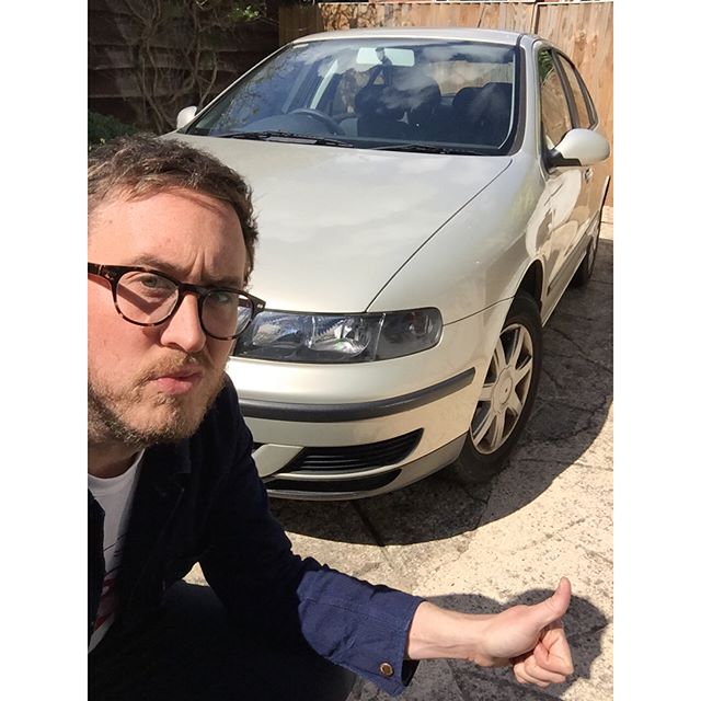Finally picked up the custom whip, always wanted a car with my name on! And it's got a sweet tape deck! #ridindirty #keeprolling #rollinginthedeep